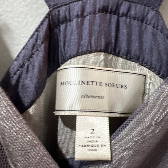 Anthropologie Moulinette Soeurs Spirited Away Purple Tulle Flowers Dress - Picture 3 of 4